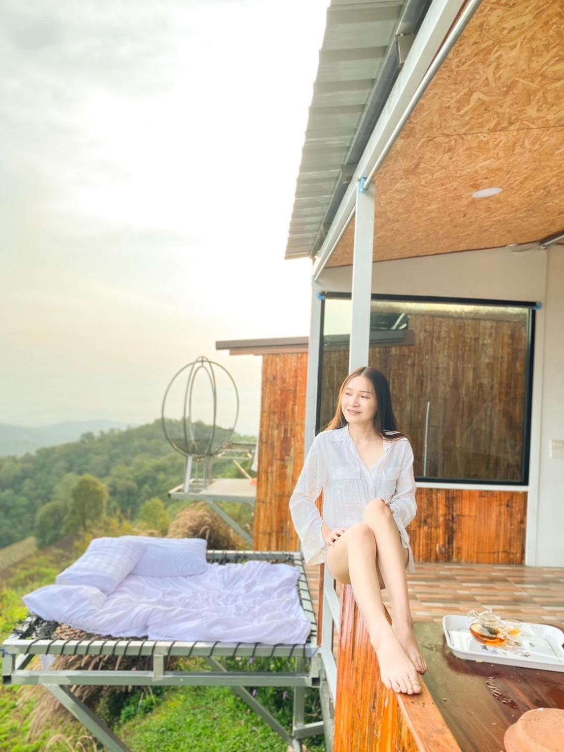 ไร่ดอยช้าง ม่อนเเจ่ม Hotell Mon Jam Exteriör bild
